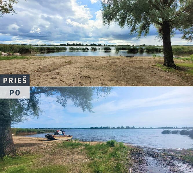 Vandens augalijos šalinimas